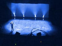 Rendu de projecteur pour Cyclorama sur une toile