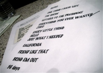 Setlist