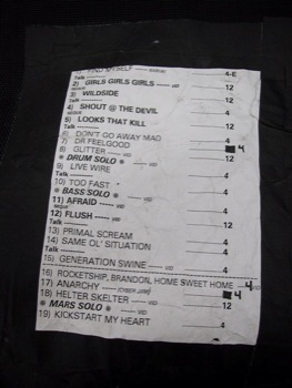 Setlist