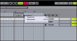 Les locators d'Ableton Live 5