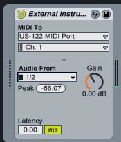 Instrument externes