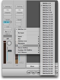 Le ReWire sous Logic 8