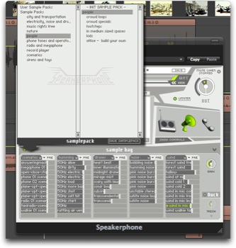 Liste des samplepacks
