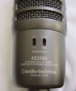 Atténuateur et filtre passe-haut sur l'Audio-Technica AE2500