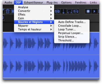 Menu DSP