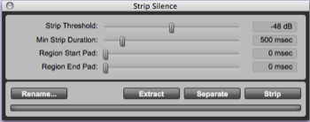strip silence