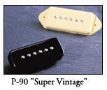 La Gibson LesPaul Faded DC est équipée de micros P-90.