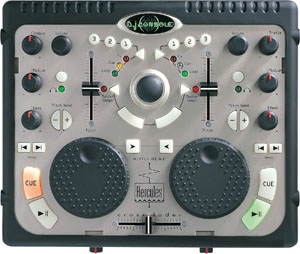 Surface de contrôle de la DJ Console.