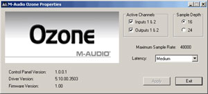 Panneau de configuration