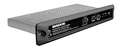 L'option FireWire de l'Onyx 1640 de Mackie