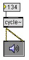 Patch dans Max-MSP ( IRCAM / Cycling'74)