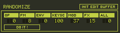Fonction "Randomize" du FM7