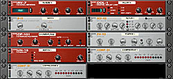 Demi-racks d'effets de la RV7000