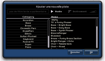 Ajouter une piste