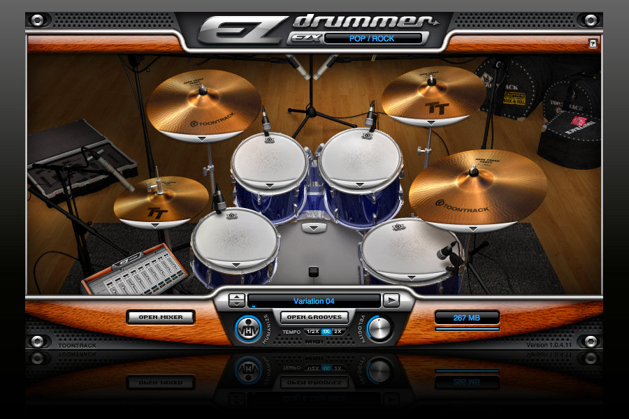 Le kit Pop/Rock de base pour EZdrummer