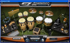 Le kit Latin Percussion d'EZdrummer